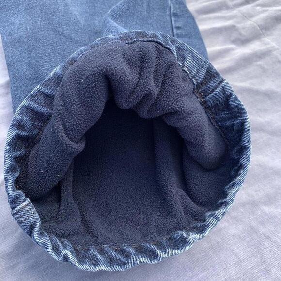 BC Clothing Mens Fleece Lined Medium Wash Blue Jeans Straight Leg 40x30 READ​​ - Picture 8 of 12